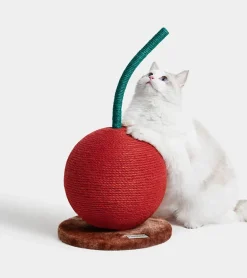 Griffoir cerise pour chats