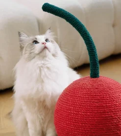 Griffoir cerise pour chats