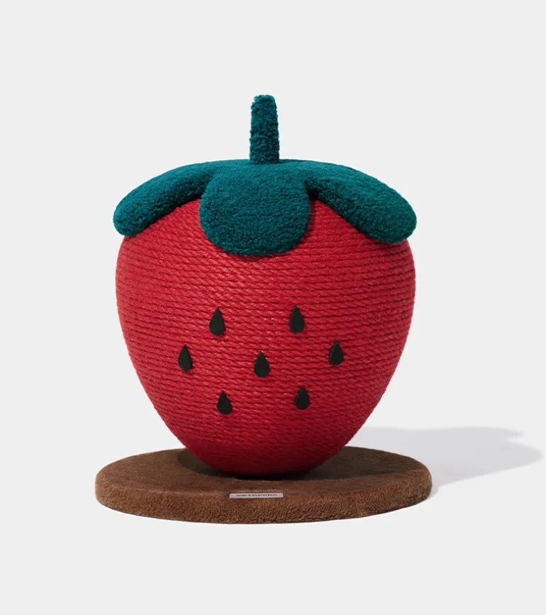 Griffoir fraise pour chats