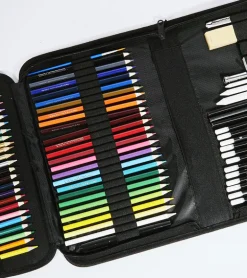 Kit de dessin - 74 accessoires