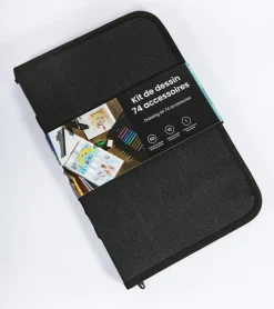 Kit de dessin - 74 accessoires