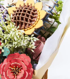 Kit DIY - Bouquet de fleurs en bois