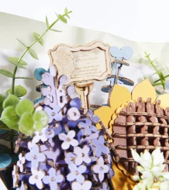 Kit DIY - Bouquet de fleurs en bois