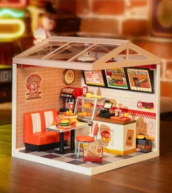 Kit DIY Fast food miniature - Yum Yum Burgers