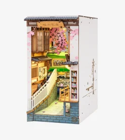 Kit DIY maison miniature en serre-livre - Sakura Densya