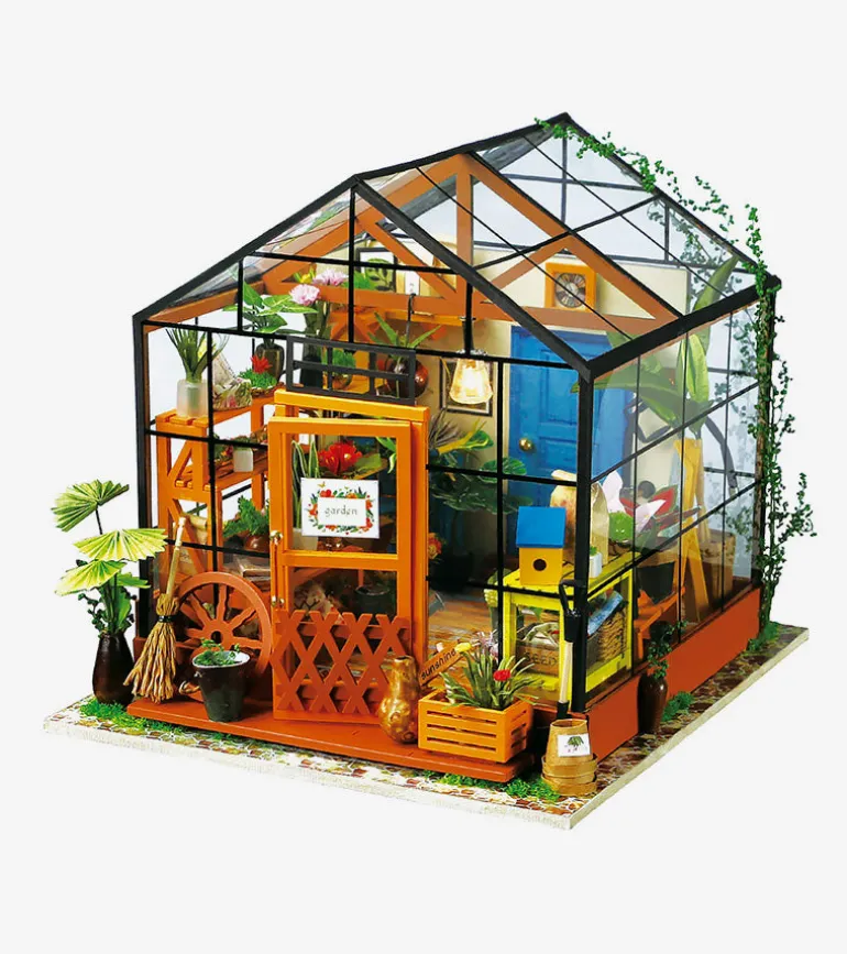 Kit DIY maison miniature - Cathy's flower house