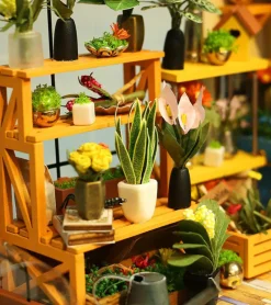Kit DIY maison miniature - Cathy's flower house