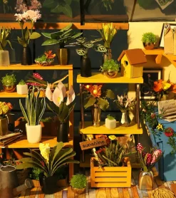 Kit DIY maison miniature - Cathy's flower house