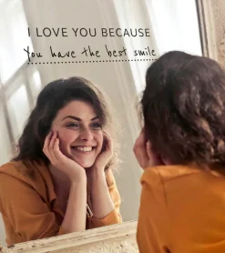 Kit stylo + sticker à compléter - "I Love You Because"