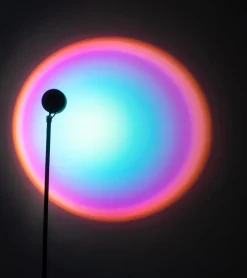 Lampadaire coucher de soleil