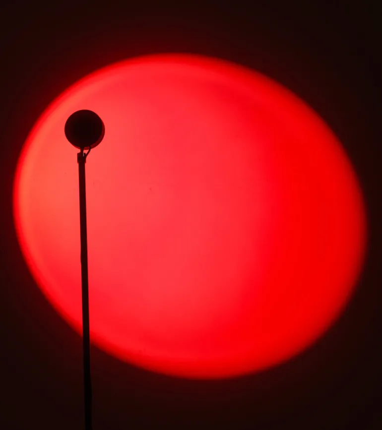 Lampadaire coucher de soleil