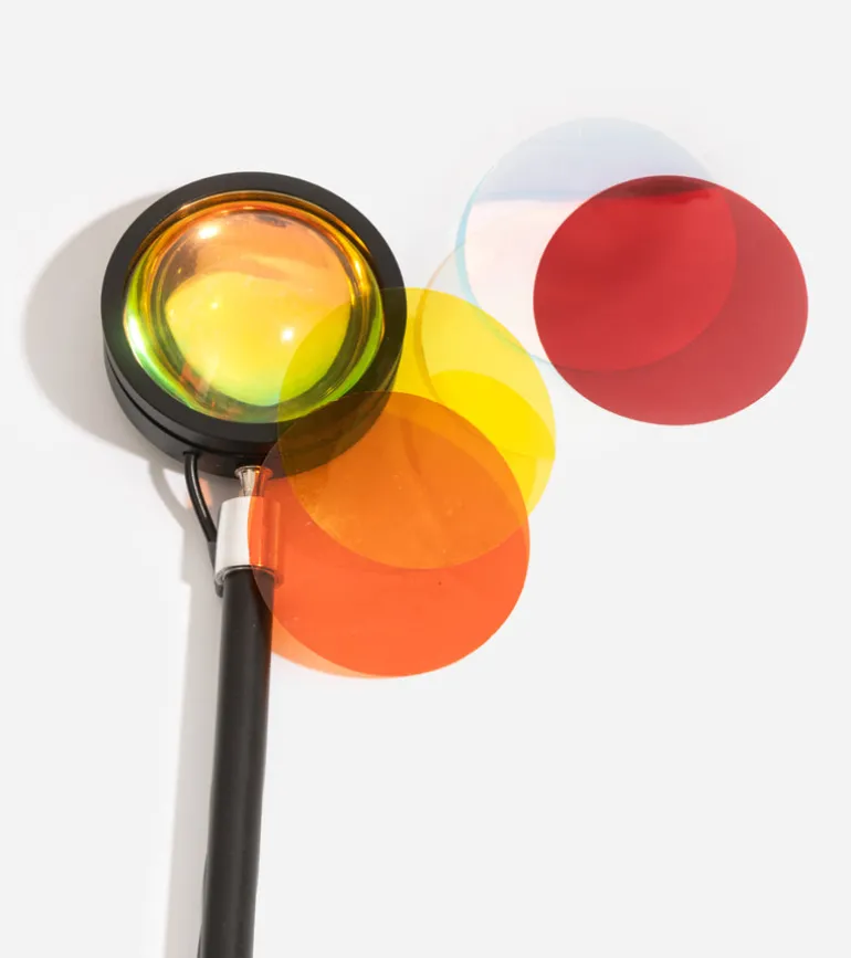 Lampadaire coucher de soleil