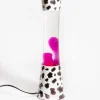 Lampe à lave aux motifs tâches de vache