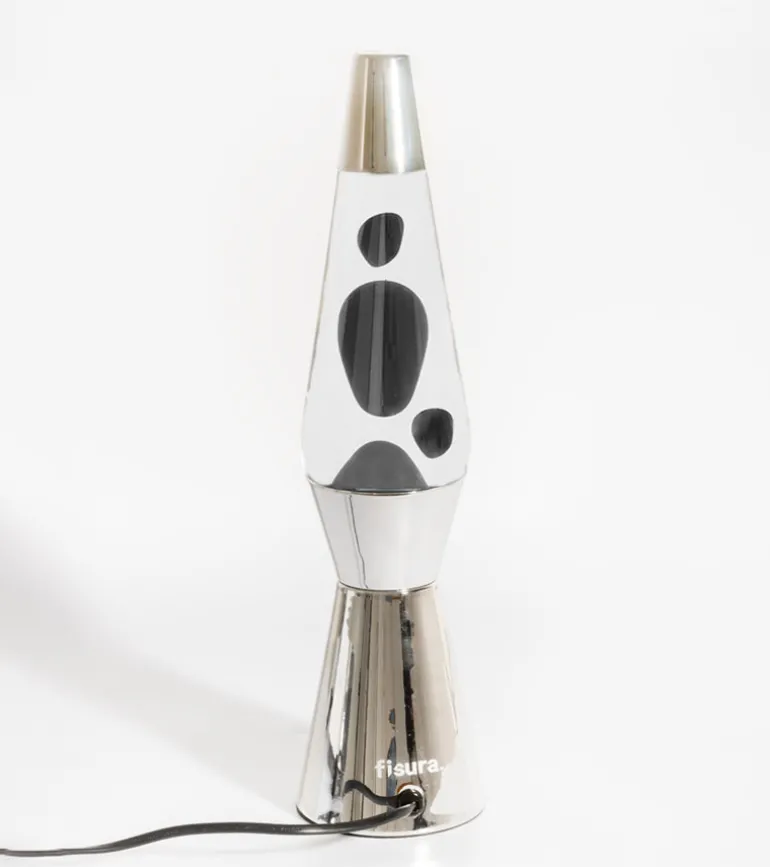 Lampe à lave Bulles Noires