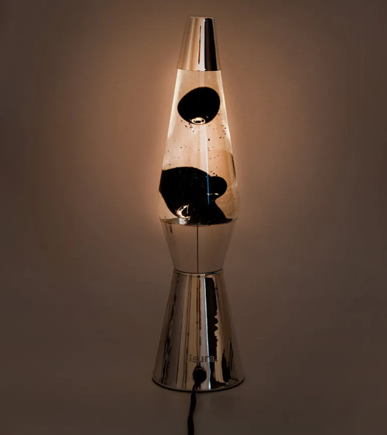 Lampe à lave Bulles Noires