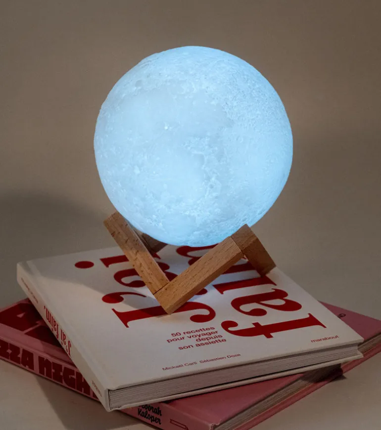 Lampe lune lumineuse
