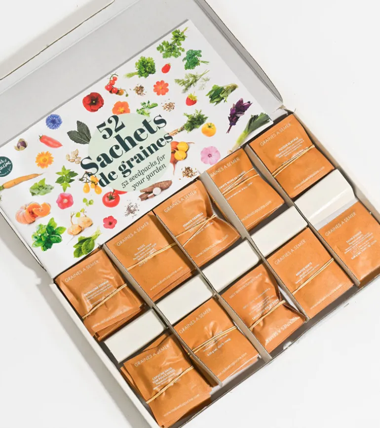 Le coffret de 52 sachets de graines