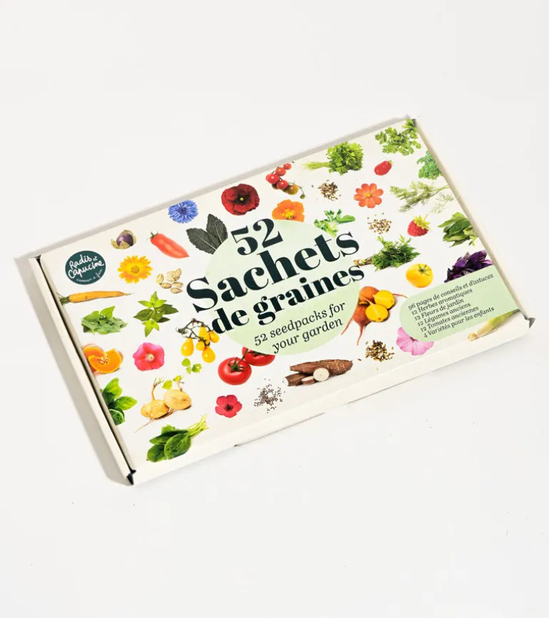 Le coffret de 52 sachets de graines