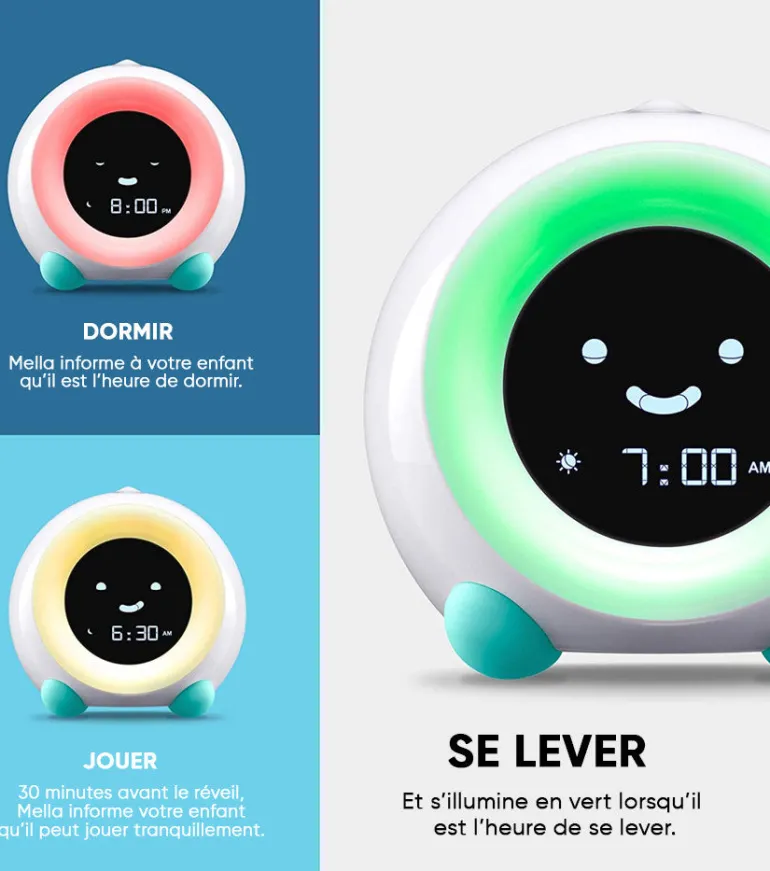 Little Hippo Mella - Réveil intelligent pour enfant