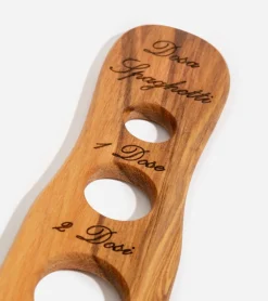 Mesure à spaghetti en bois d'olivier italien