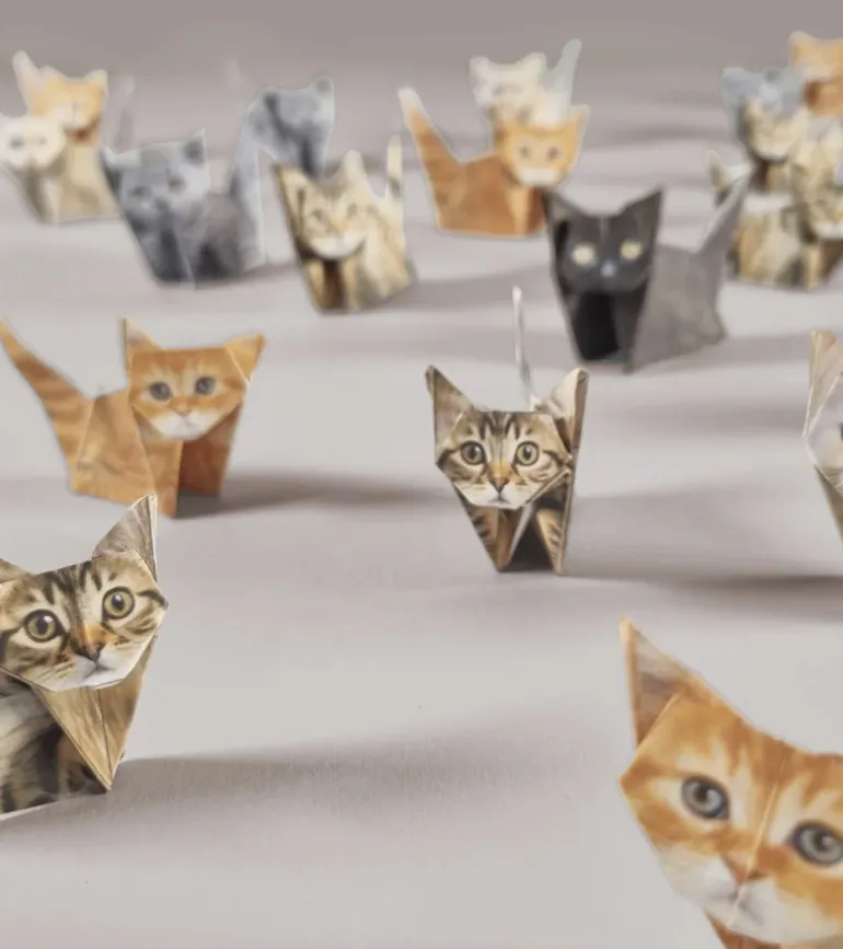 Mini-origamis - Chats