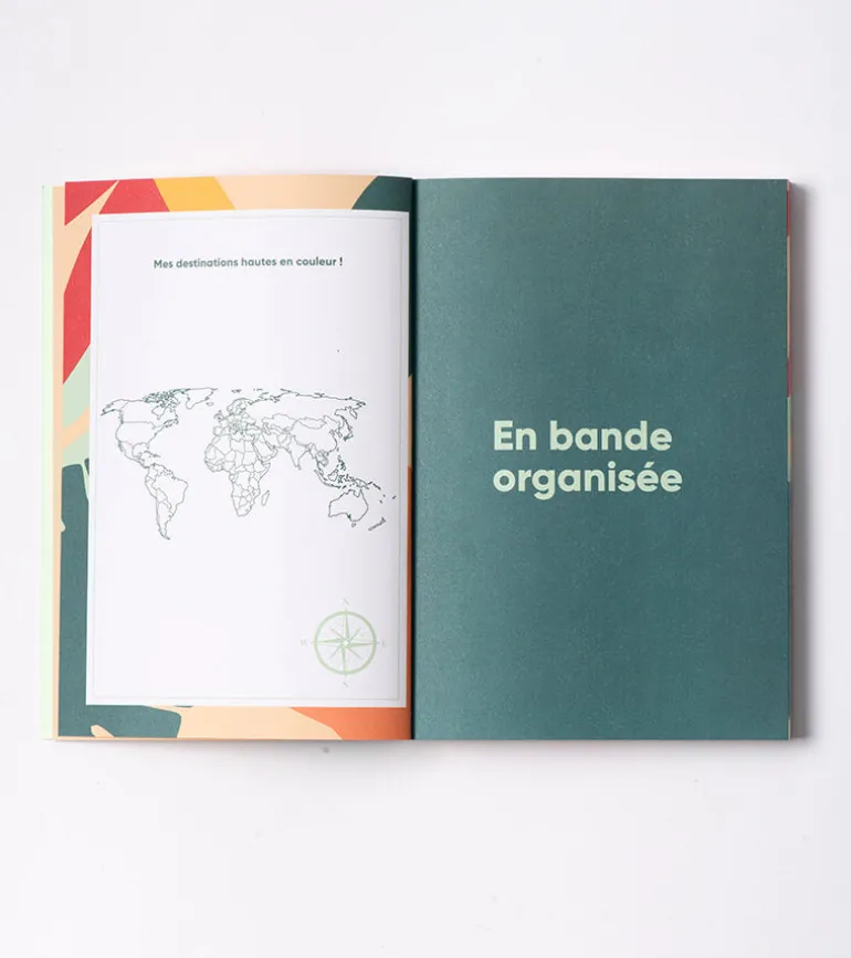 Mon carnet de voyages à remplir