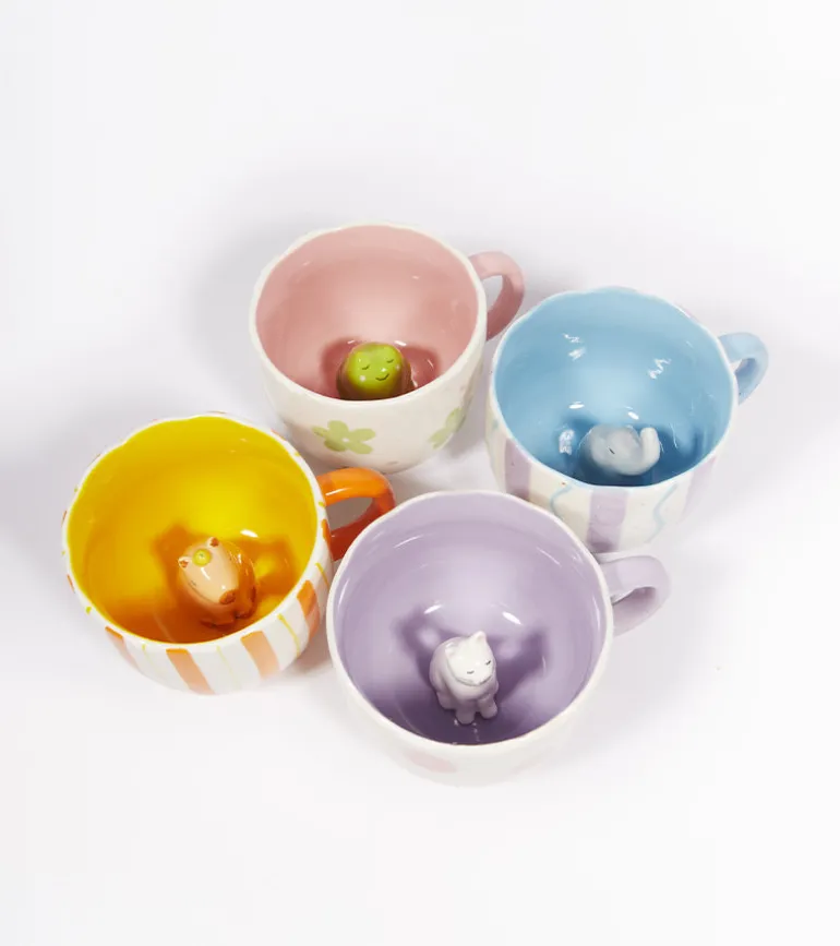 Mug animal caché