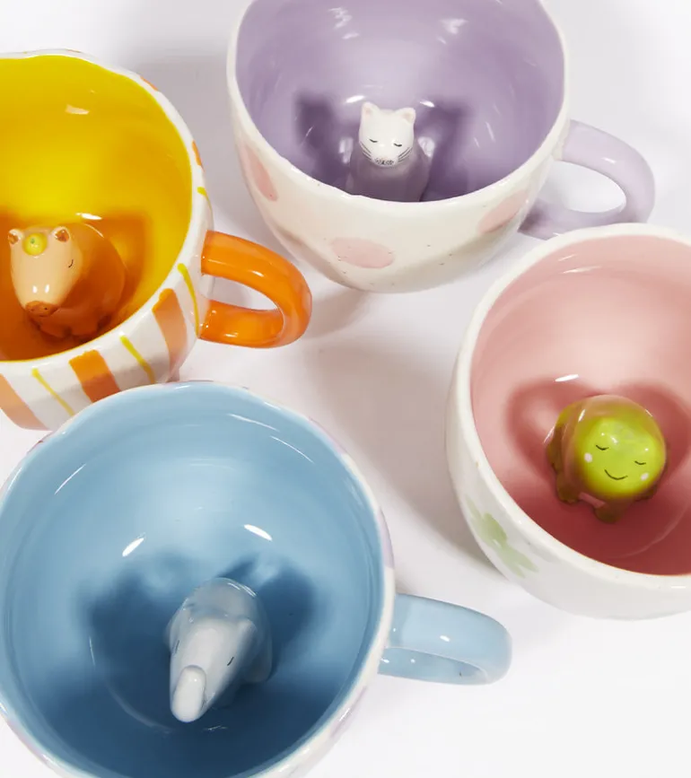 Mug animal caché