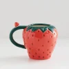 Mug fraise en céramique