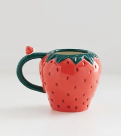 Mug fraise en céramique