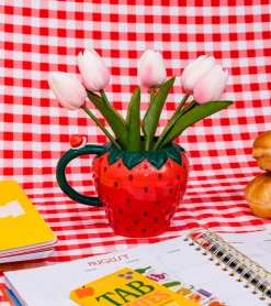Mug fraise en céramique