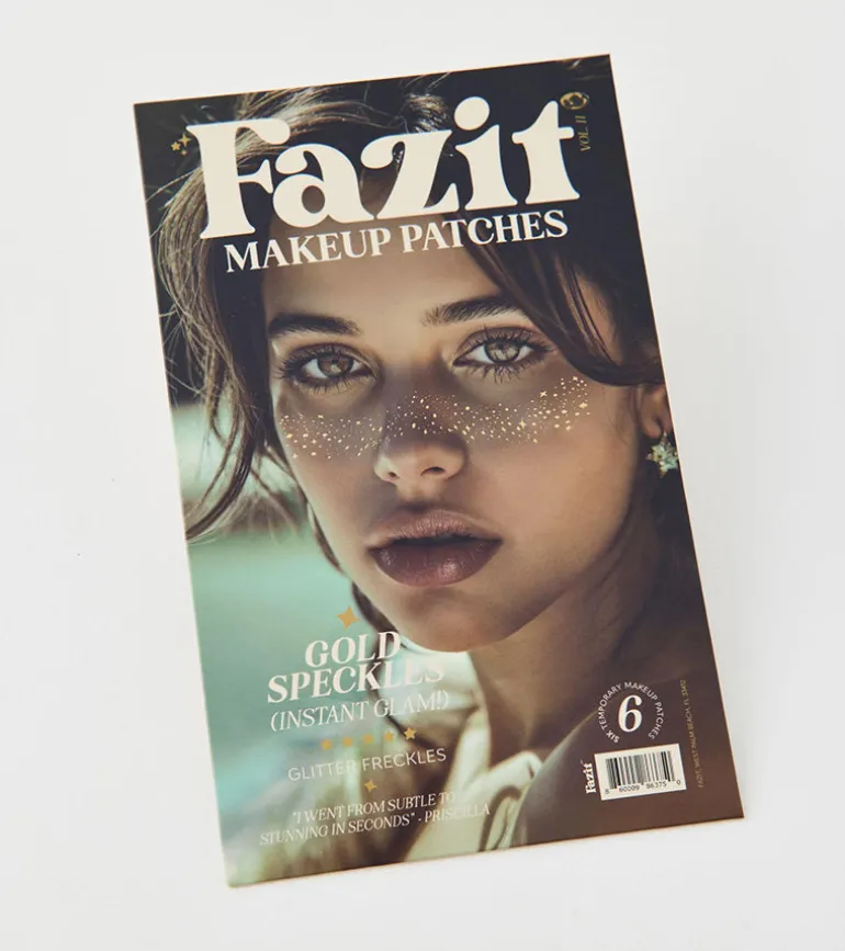 Patchs tâches de rousseur dorées