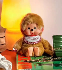 Peluche Monchhichi Kiki - Garçon Beige