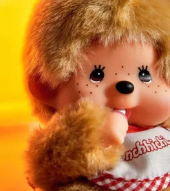 Peluche Monchhichi Kiki - Garçon Beige