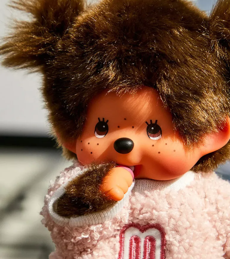 Peluche Monchhichi Kiki - Pull Fluffy