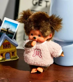 Peluche Monchhichi Kiki - Pull Fluffy