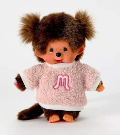 Peluche Monchhichi Kiki - Pull Fluffy