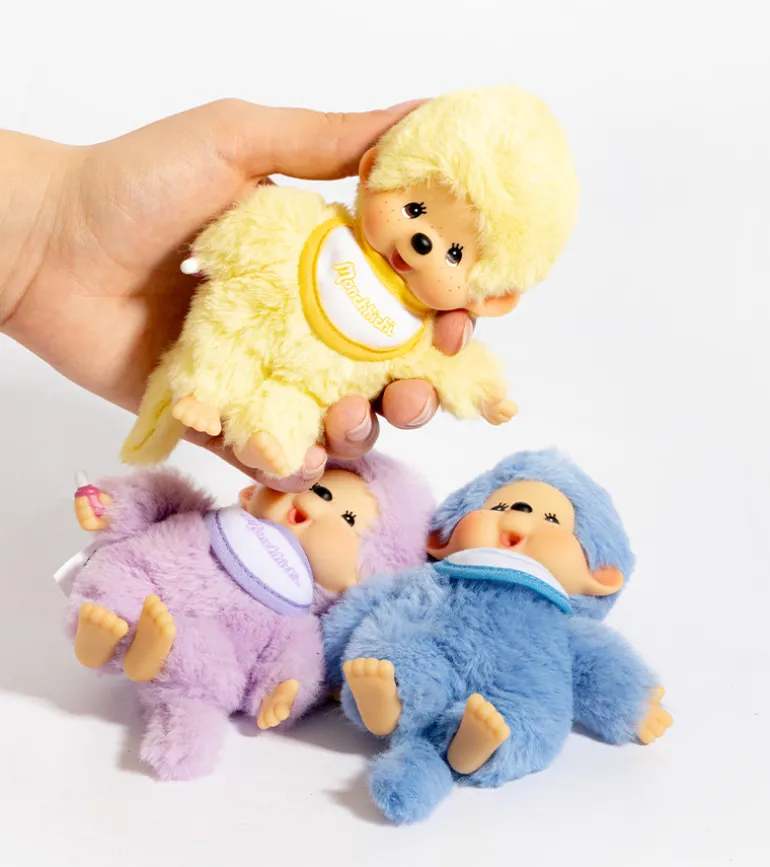 Peluche Monchhichi Kiki - Mini Pastel