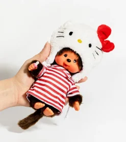 Peluche Monchhichi Kiki - Hello Kitty