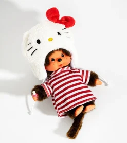 Peluche Monchhichi Kiki - Hello Kitty