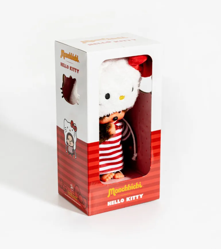 Peluche Monchhichi Kiki - Hello Kitty