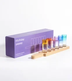 Planche à shots rainbow