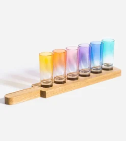 Planche à shots rainbow