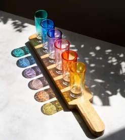 Planche à shots rainbow