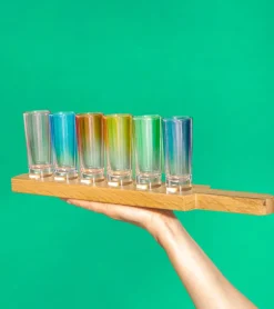Planche à shots rainbow