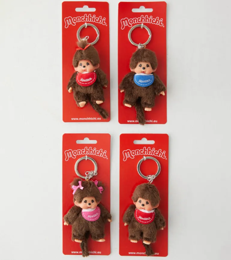 Porte-clés Monchhichi Kiki classique - Modèle surprise