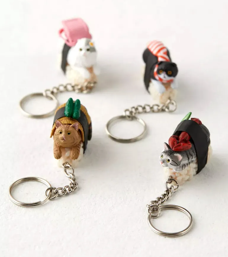 Porte-clés Sushi cats V1 - Blind box