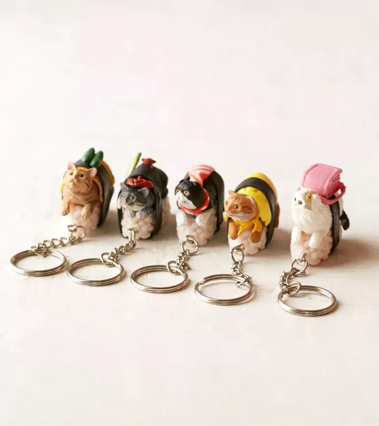 Porte-clés Sushi cats V1 - Blind box