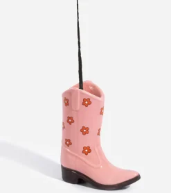 Porte-encens botte de cowboy