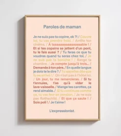 Poster - Paroles de maman